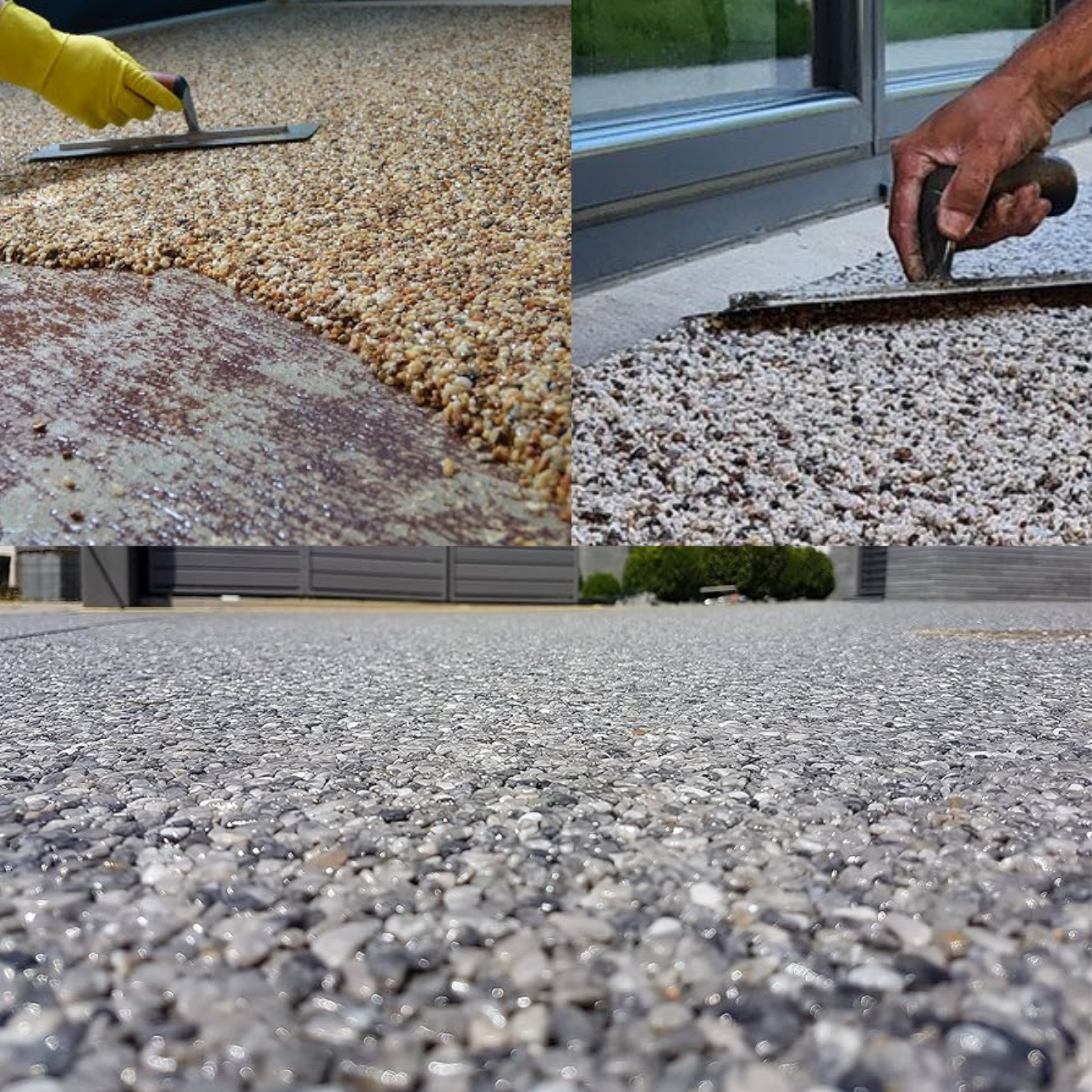 Stone carpet binder